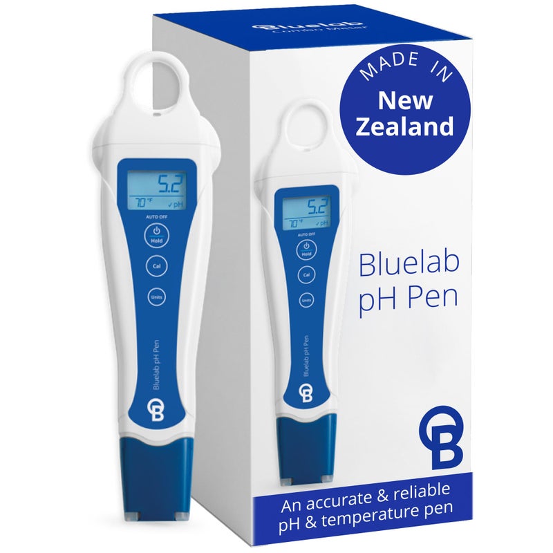 bluelab pH Pen - Â± 0.1 pH Accurate, Durable Double Junction Probe, Waterproof & Floats, Auto Temperature Compensation, Easy Calibration - Made in NZ - Image 1